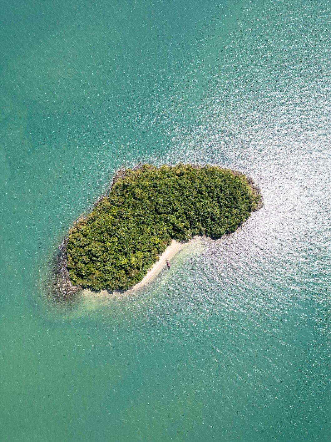 Vista aérea da Ilha do Pico